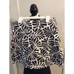 Soft Skorts Medium Black White print Cotton Stretch